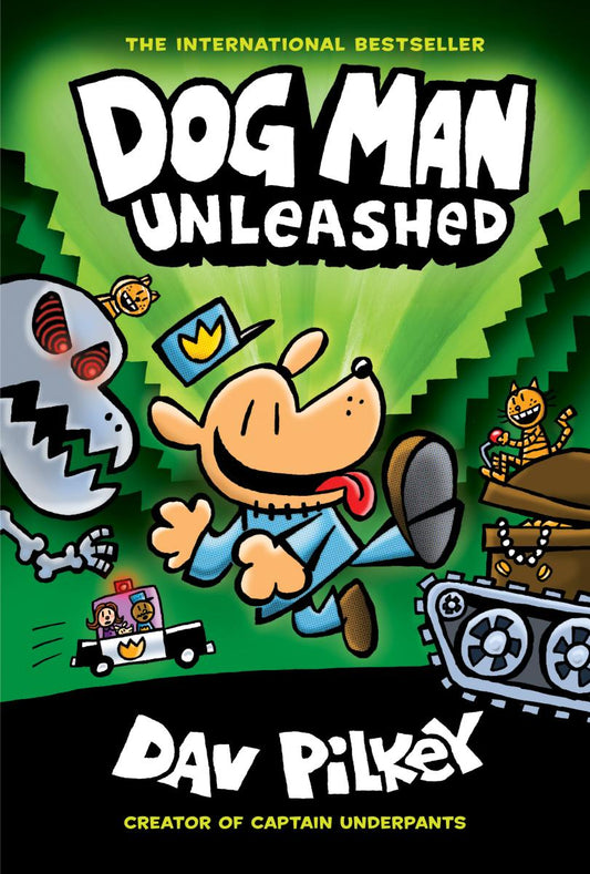Dog Man Unleashed: A Graphic Novel (Dog Man #2): From the Creator of Captain Underpants (Library Edition)