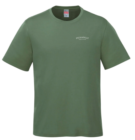Embroidered Green Pickadilly Tee (Unisex)